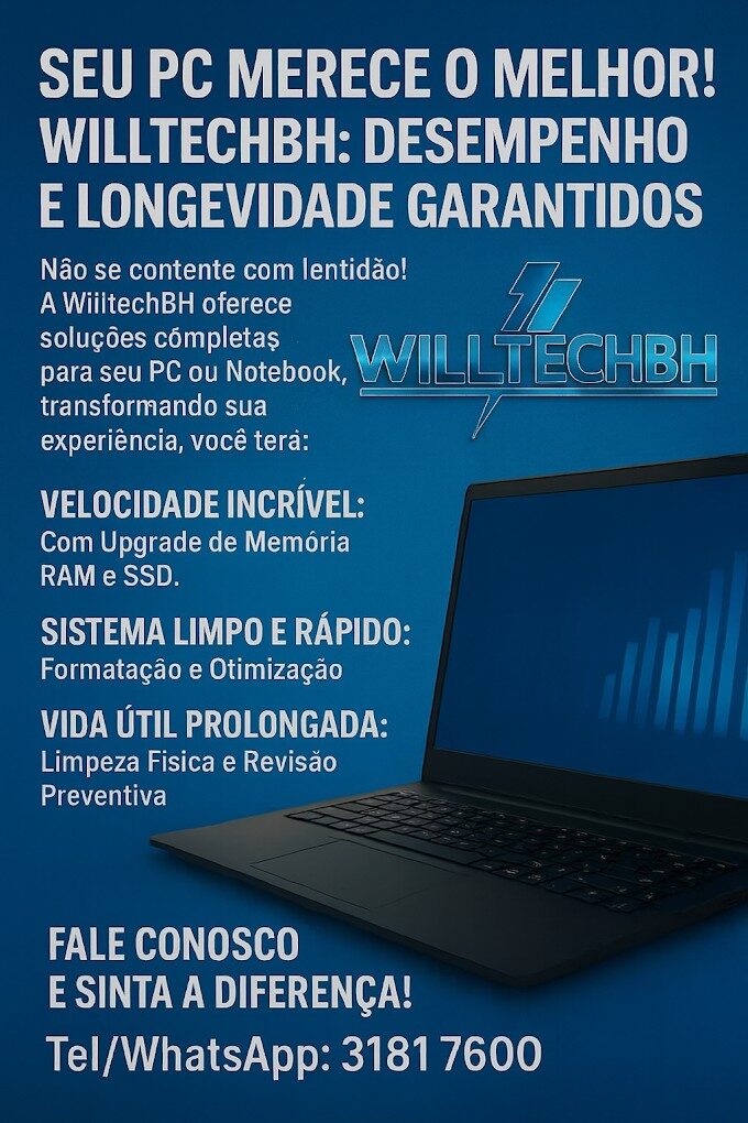 Upgrade SSD e RAM para notebook e PC
