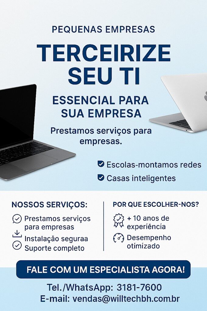 Suporte técnico para empresas em Contagem e BH
